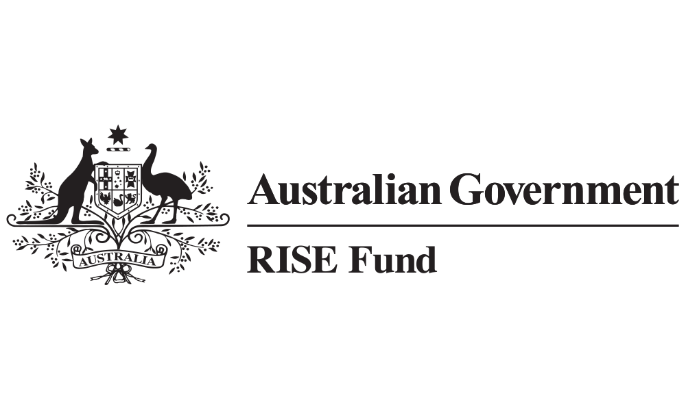 Logo: Australian Government RISE Fund