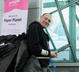 Clement Baade, Paper Planet production photo, 2023. Photographer: Sarah Walker