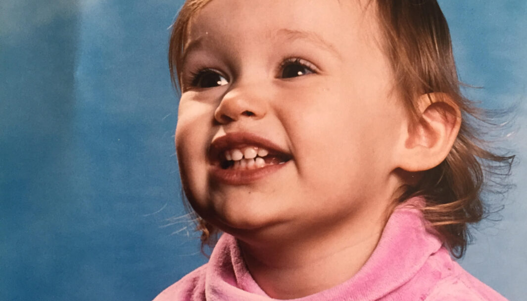 Baby photo of Meg Taranto Polyglot Artist.
