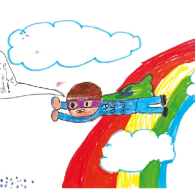 Voice of the Child illustration by Lorna, age 9, courtesy of the Centre for Community Child Health.