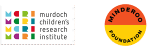 Logos: Murdoch Children's Research Institute; Minderoo Foundation
